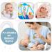 Vicloon Baby Teething Toy - BPA-Free Silicone Teether for Boys and Girls | Chew Soothing Infant Teething Ring - Shower Gift (Blue) - Buy Online on GoSupps.com