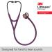 3M Littmann Cardiology IV Stethoscope Rainbow Finish Plum Tube Violet Stem Black 27 - Buy Online on GoSupps.com
