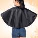 Minkissy Short Hair Cutting Cape - Black Hair Dye & Makeup Cape for Hairdressers & Salons - Buy Online on GoSupps.com