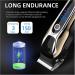 2023 Razors: New Electric Hair Clipper & Rechargeable Trimmer for Men | Wireless Beard Shaver with LCD Display - EU Plug (Black - Buy Online on GoSupps.com