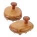 BCOATH 2 pieces massage brush wooden ridge wood massage tools wooden comb for handheld wide comb wooden hair comb small comb wooden body massage device decorative wooden comb