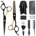 Hair Cutting Scissors, 10 in 1 Professional Hair Shears Set with 6.7 Stainless Steel Cutting Scissors, Thinning Shears, Comb, Cape, Haircut Scissors Shears Kit for Men and Women Barber, Salon, Home