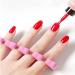 24 pieces of foam toe separator sponge finger separator toe separator nail and toenail separator pedicure and nail enhancement tools nail art accessories (pink/purple) - Buy Online on GoSupps.com