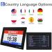 Exmate Digital Calendar Alarm Clock - 10 Large LCD 8 Multilingual Alarms Slumber Function - Ideal for Home & Office Perfect for Seniors - International Shipping Available - Buy Online on GoSupps.com