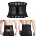 Back Support Lower Back Brace Provides Pain Relief Breathable Lumbar Decompression Support Belt Waist Trainer For Men Women Keeps Your Spine Straight Safe (Color : Black Size : M) lofty ambition Black M