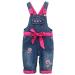 Peacolate 6M-3Years Baby Girls Overalls with Belt 1pcs Jumpstuis Kids Pants Rose 6-9 Months