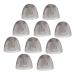 10 Pieces Hearing Aid Dome - Soft Open Earplugs for Hearing Impairment - Replacement Black Layer Earplugs (8mm) for Seniors - Buy Online on GoSupps.com