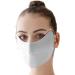 Geteawily UV Face Masque Breathable Ice Silk Face Shield Reusable 3D Sun Shield Face for Women Face for Fishing Hiking Cycling Eye Protection grey - Buy Online on GoSupps.com