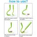 EasyULT 7Pcs Tick Remover Tool Tick Remover Kit with Set of 5 Tick Hook 2 Tick Removal Pen Painlessly Tick Remover for Dogs Cats Humans(Green) Green1 - Buy Online on GoSupps.com