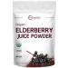 Micro Ingredients Organic European Black Elderberry Juice Powder  4 Ounce  Cold Pressed  Flash Pasteurized for Safety  Supports Immune System  Energy and Vascular Health  No GMOs  Vegan Friendly 4 Ounce (Pack of 1)
