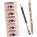 FRCOLOR 4Pcs Micro Eyebrow Pencil Eyebrow Makeup Smudgeproof Pigment Eyebrow Pencil Brown Eyebrow Pencil Gel Eyeliner Waterproof Eyebrow Double Head Highlighter Madam Wooden - Buy Online on GoSupps.com