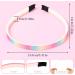 WLLHYF Glitter Headband 4pcs Plastic Sparkly Cute Non Slip Chunky Hairbands Thick Bling Confetti Rainbow Hair Bands with Teeth Little Girls Colorful Hair Accessories (Solid color - black tail) - Buy Online on GoSupps.com