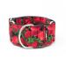 candyPet Martingale Dog Collar - Strawberries SPECIAL WIDTH L: Width 5 cm (30-50cm diameter) Strawberries
