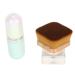 Loose Powder Foundation Brush Strong Gripping Force Transparent Base Fluffy Makeup Foundation Brush for Travel