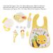 Compact Safe Baby Feeding Set - Space-Saving PP-Silicon Eating Cards for Toddlers | Perfect for Home & Travel - Relief for Discriminative Eating - Buy Online on GoSupps.com