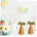 HOMSFOU 20pcs Boxes Coconut Palm Box Cookie Containers Gift Boxes Luau Party Bags Candy Containers Snack Birthday Treat Case Packaging Boxes Wedding Party Favors Paper Biscuit Hawaii - Buy Online on GoSupps.com