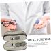 Buy Hapinary Dual-Purpose Travel Glasses Case - Compact Lens Tank & Suitcase Kit for Two Glasses (15.8x7.4cm) - Ideal Travel Accessory - Buy Online on GoSupps.com