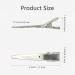 60 Pcs Metal Duck Billed Hair Clips for Women Styling - Silver Hairdressing Clips for Salon & DIY - Gingbiss 1.77 - Buy Online on GoSupps.com