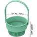 Brush Cleaning Bowl Silicone Makeup Brush Drying Hanging Bowl Hanging Flat Makeup Brush Drying Rack Hanging Hook Bowl Portable Drying Hanging Tool for Makeup Brushes and Sponge Eggs Green - Buy Online on GoSupps.com