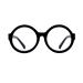OCCI CHIARI Round Reading Glasses for Women Fashion Reader 0 1.0 1.5 2.0 2.5 3.0 3.5 (Black 3.0) S-black 3.0 x