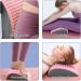 Horuili Neck and Back Stretcher | Pain Relief for Lower Back & Neck | Comfortable Back Extensor (Pink) - Buy Online on GoSupps.com