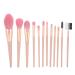 Makeup Brushes Blush Shadow Cosmetics Set Set of 12 Makeup Brushes Easy to Wash and Fade- with Aluminum Tube for a Charming Makeup
