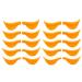 MAYOKIAAR 10 Pairs Lash Lift Shield Silicone Lift Pads for Eyelash Perm Reusable Lash Lift Pads Eye Lash Lift Tint Perm Separator Kit Soft Silicone Makeup Tool for Lashes Lifting(Orange)