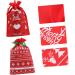 LALAFINA 10pcs Christmas Bouts Candy Bags Men for Christmas Drawstring Bag Christmas Bag Beam Port - Buy Online on GoSupps.com