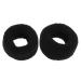 sourcing map sourcing map 2pcs Elastic Ponytail Holder Hair Tie Band Easily Stretchable Black