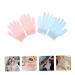 Housoutil Exfoliating Scrub Gloves Set - 2 Pairs Body & Face Scrubbing Mitts for Dead Skin Removal - Loofah Shower Wash Gloves - Thicken Polyester for Ultimate Cleanliness - Buy Online on GoSupps.com