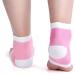 Moisturizing Heel Socks - Open Toe Gel Spa Foot Care - Pink Heel Protection - Buy Online on GoSupps.com