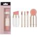 5 in 1 Makeup Brush Portable Electroplated Soft Hair Eyebrow Eyeshadow Brush for Office Lady (Electrogilding) - Buy Online on GoSupps.com