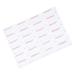 72pcs Eyebrow Stickers Eyebrow Drawing Kit Supplies Eyebrow Grooming Tool Make up Miss Eyebrow Card