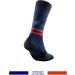 Thuasne Medium-High Compression Running Socks - Degressive Ankle to Calf Compression | Sizes 39-42 | XL Black Dark Blue Red - International Shipping Available - Buy Online on GoSupps.com