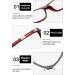 Koosufa Blue Light Filter Reading Glasses - Magnetic Closure Clip for Men & Women | Light Reading Aid with Pull-Out Iron-On Ends | Neck Hanging | Multiple Strengths Available - Buy Online on GoSupps.com