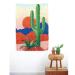Latch Hook Kits for Adults  Color Printed DIY Rug Crafts Arts Carpet for Home Decoration Festival Gift 23.6X15.8(Cactus)