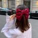 Shop Stylish Large Hair Clips with Bow - Red Green & Pink | Perfect for Girls & Women - International Shipping Available - Buy Online on GoSupps.com