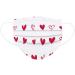 10/50PCS Valentines Day Disposable_Face_Masks Floral Designs for Adults 3 Layer Covers with Nose Wire for Women Men 003-10PCS - Buy Online on GoSupps.com
