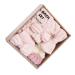 CANIGHT 1 Set Dry Hair Towel Set Lotus Tealight Candle Holder Bath Sponge Bath Towel Pink Twisted Yarn