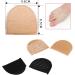 Lace Forefoot Pads for Women - 3 Pairs Invisible Breathable Peep Toe Half Socks | Anti-Slip Metatarsal Cushions for High Heels | Soft Elastic Ball of Foot Comfort | Black - Buy Online on GoSupps.com