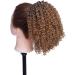 Short Afro Curly Ponytail Hair Extensions Piece for African American Black Women Ponytail Extension Afro Drawstring Curly Ponytail for Women Black mix Coffee Brown - Buy Online on GoSupps.com