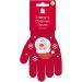 Giftmaker Children's Christmas Gloves | Santa Snowman Design | Unisex Red Blue Onesize - Buy Online on GoSupps.com