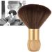 Barber Brush Soft Neck Brush Portable Hairdressing Brushes for Barbers and Hairdressers(Wood color) - Buy Online on GoSupps.com