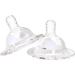 Twistshake Baby Anti-Colic Teats - Set of 2 (Plus Size) | Silicone Baby Teats for 6+ Months | BPA-Free Infant Milk Teat | Breast-Like Structure | Transparent Toddler Teats - Buy Online on GoSupps.com