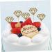 VICASKY 50pcs Gold Decor Appetizer Picks Birthday Cupcake Topper Gem Cupcake Topper Diamond Shaped Cupcake Picks Fruit Cake Diamond Cake Topper Decorations Wedding Flash Insert Card Baby Golden medium - Buy Online on GoSupps.com