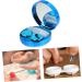 JECOMPRIS Contact Lens Case - Travel Organizer Blue (7.5x3cm) | Durable & Compact Eye Accessories for International Shipping - Buy Online on GoSupps.com