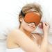 Buy Orange Salmon Sleeping Mask - Light-Blocking Eye Cover for Comfortable Sleep | Adjustable Strap Blindfold for Men Women & Kids - Buy Online on GoSupps.com