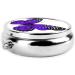 Cute Purple Butterfly Mini Round Pill Box | 3 Compartment Travel Organizer | Portable Medicine Case for Home & Office - Buy Online on GoSupps.com