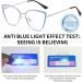 Buy GoFIDIN Blue-Light Blocking Glasses for Men & Women - Oversized Optical Frame Ultra-Lightweight Eye Protection for Office & Computer Use - Buy Online on GoSupps.com