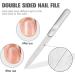 Premium Donruby Nail Clipper Set - 15mm Wide Easy Press Lever, Curved Blade, Nail File - Ideal for Men, Women, Seniors - Nickel Color - Buy Online on GoSupps.com